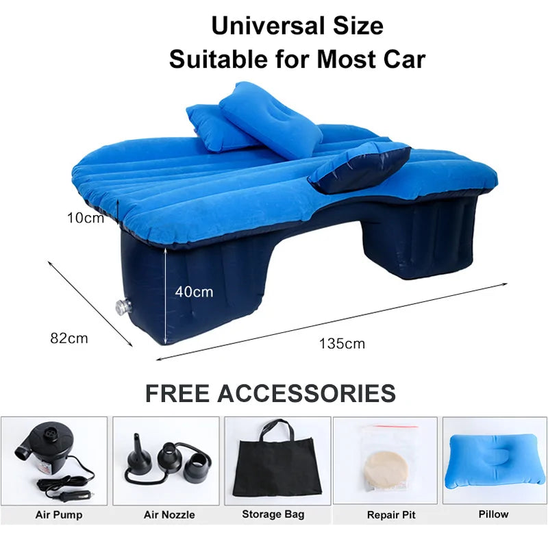 Cama insuflável para carro